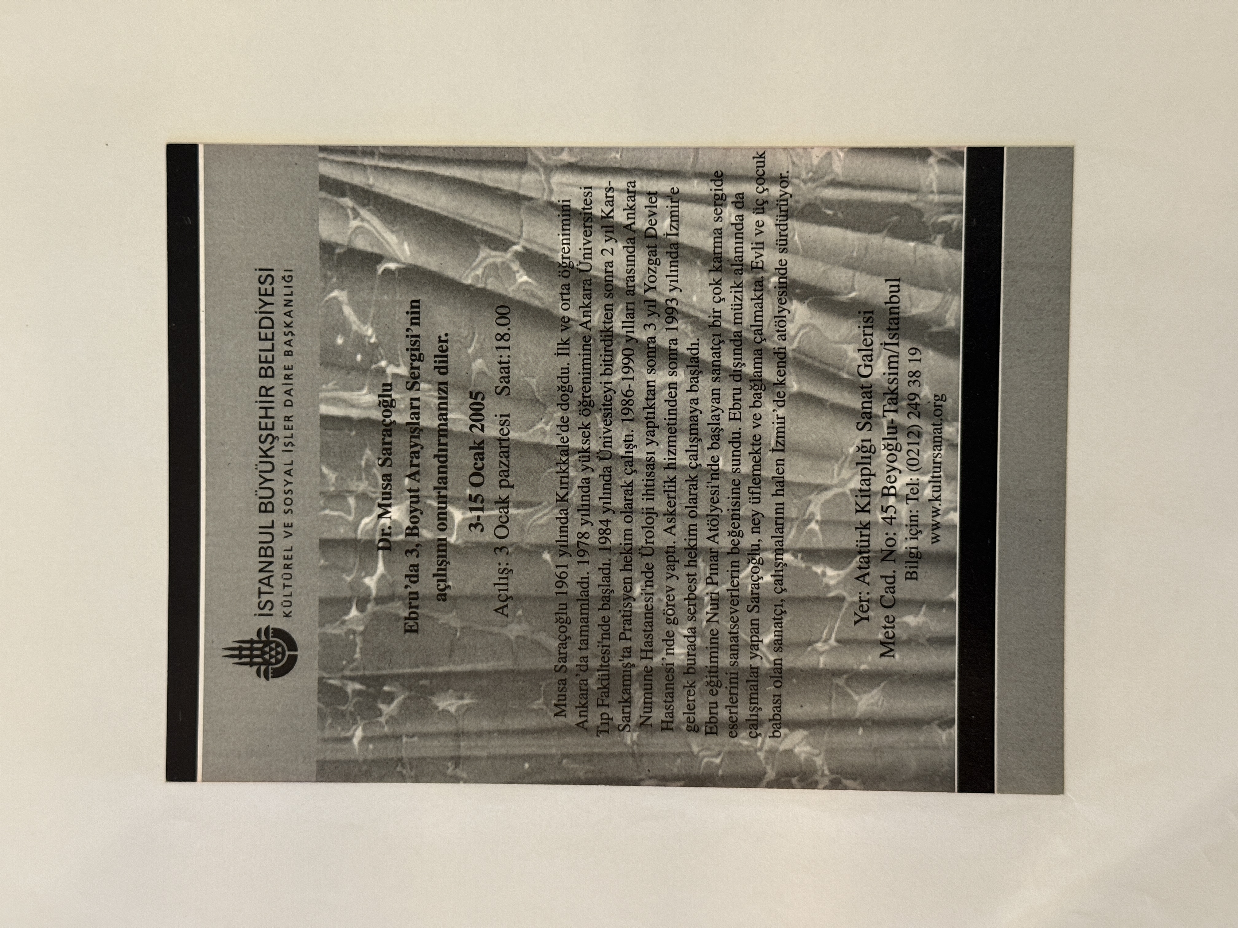 Ataturk Kitapligi Art Gallery Exhibition